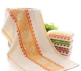 高阳纯棉毛巾厂家直销 弱捻菊花提花100g劳保毛巾与塑料制品的优质选择